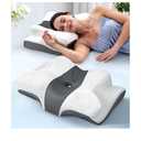 Sleep Doctor Approved Cervical Neck Pillow for Sleeping, Ergonomic Contour Side Sleeper Pillows for Adults, Cooling Orthopedic Pillow for Pain Relief Support, Memory Foam Pillows Back Stomach Sleepers