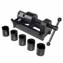 Fuel Line Fittings Installation Tool Set with 4AN 6AN 8AN 10AN 12AN Connector, Auto Hose Pipe Fuel Line Installation/Removal Tool Kit, AN Hose Fitting Connect/Disconnect Tools