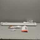 Reinforced 80 Inch Extra Wide Retractable Baby Gate with Support Rods, Indoor/Outdoor Retractable Pet Gates for Wide Openings, 33 Tall Mesh Dog Gate Indoor Extra Long Baby Gates for Decks, White