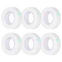 Kirecoo 6 Rolls Adhesive Eyelash Tape, Breathable PE Lash Tape,Eyelash Extension Supplies - 9 m/10 Yard Each Roll (Transparent)