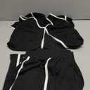 Cicy Bell Womens Summer Lounge Sets V Neck Sleeveless Tunic Tops Pajamas Sets Comfy Loungwear Wide Leg Pants 2 Piece Outfits (S, Black)