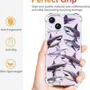 CCFUNCASE Compatible with iPhone 14 Case Clear Cute for Women - Rugged Phone Cases Funda Protector Cover Skin (Blue Cool Fierce Sharks)