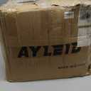 Ayleid Retractable Garden Hose Reel,1/2 in x 100 ft Wall Mounted Hose Reel, with 9- Function Sprayer Nozzle, Any Length Lock/Slow Return System/Wall Mounted/180Swivel Bracket (Gray)