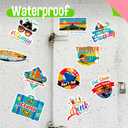 10PCS Large Cruise Door Magnets, Magnetic Waterproof Navigation Boat Anchor Cruise Ship Car Decors, Decorative Refrigerator Protector Magnets for Refrigerator, Carnival Cruise Party