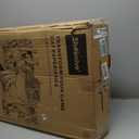 Sheenive Stadium Seat with Back Support Padded Bleacher Chairs with Back and Cushion, Portable Folding Bleacher Seat with Armrest, 6 Reclining Positions, Large Stadium Seat with Cup Holders & Pockets (20.5" Wide, Black, 2 Pack)