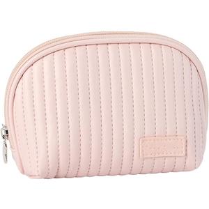 Small Makeup Bag for Women, Travel Cosmetic Bag Semicircle Makeup Pouch ,Toiletry Bag,  Cosmetics Bags Orbit Innovations 7 Set, Pink