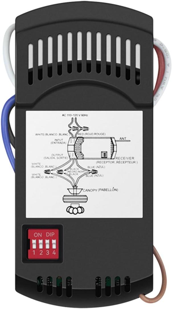 FAN28R Ceiling Fan Receiver Replacement for Hampton Bay Harbor Breeze Allen+Roth FAN-28R FAN18R 18R, 303.9MHz,240w, Works FAN-53T Fan-HD FAN35T FAN-11T FAN-9T FAN-51T (Receiver Only)