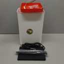 Nexum 3 Gallon Heated Chicken Waterer, Thermostatically Controlled Anti-Freeze Poultry Drinker with 4 Nipples & Adjustable Stand for Winter Coop Accessories (Red)