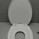Little2Big Toilet Seat with Built-In Toddler Potty Training Seat, Slow Close, Easy to Install, ELONGATED, White