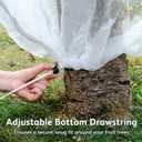 JOJOLEE Garden Blueberry Bush Netting Cover, 6Pcs 3.3 x 2.6FT Insect Bird Nettings with Drawstring, Protective Plant Cover Mesh Net Bags for Fruit Trees, Tomatoes, Flowers