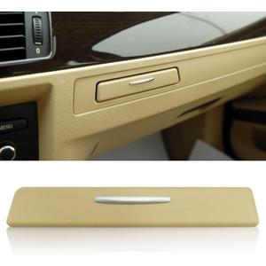 Jaronx Compatible with BMW 3 Series Cup Holder Trim E90/E91/E92/E93 2005-2011, Left Driver Dashboard Cup Holder Trim Cover Flap Replacement for BMW 325 328 330 335 Accessories (Left,Beige)