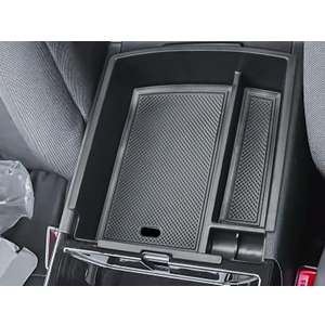 Center Console Organizer Compatible with 2025 2026 Hyundai Tucson Hybrid/Plug-in Hybrid/Limited Accessories (Steering Wheel Shifter ONLY), Armrest Storage Box Middle Console Insert Tray