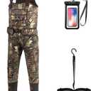 Fishing Waders for Men,Hunting and Waterproof Neoprene Wader for Men with 600G Insulation and Includes Boots (12, Reel Reed)
