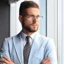 VIEWBETTER Titanium Frame Reading Glasses with Smoky Quartz Lenses - Natural Crystal Stone/Clear Real Glass R2222