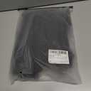 Women's Butterfly Short Sleeve Mini Dress Crew Neck A Line Elegant Work Office Dresses (Black, S)