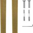 Fhiny 2PCS Cat Scratching Post Replacement 15" Natural Jute Spare Extension Scratch Post for Cats Tree DIY Craft Refill Pole Parts Hemp Rope Scratcher Climbing Perch (Brown)