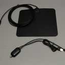 TV Antenna Indoor Long Range, Supports 4K 1080p Smart TV Signal Reception with Signal Amplifier 16ft HDTV Coax Cable