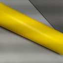 Innoplast BollardGard 4" x 52" 1-Pack Round Top Bollard Cover (Yellow No Tape)