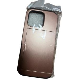 Phone Case with Card Holder, iPhone 16 Pro, Black,Red,Gray,Green, Rose Gold, Pink