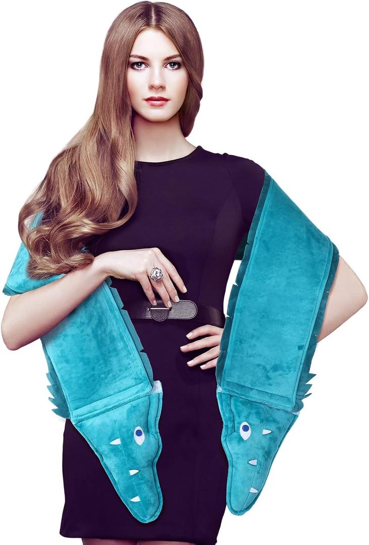 Halloween Eel Scarf Sea Creature Character Costume Witch Eel Scarf Accessory for Halloween Women Cosplay Prop (Single)