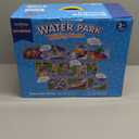 TERRAMUS Double-Tier Kids Water Table Toys, 100PCS Water Park Playset with Pump, DIY Toddler Waterways, Summer Outdoor Toys for Backyard,Lawn,Beach,Pool, Outside Activity Funs for Boys Girls 4-8 3-5