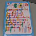 LovesTown Marble Run Toys, 133PCS Marble Maze Game for Kid, Construction Building Blocks Toys with Marbles, for Kids and Parent-Child Games, Classroom Valentines Exchange Gifts, Birthday Gift for Kids