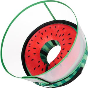 CNEO Inflatable Dog Cone Collar with Detachable Enhanced Anti-Licking Shield, Soft Neck Donut Collar for Dogs After Surgery, Adjustable Dog Cone Alternative for Dogs & Cats, M+（Neck 11"-14"）
