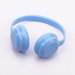 Mini Earphones for 17cm (6.7in) Dolls, Headphones for Doll Clothes Accessories, Mini Glasses Shoes Clothes Accessories (Blue 3 Pcs)