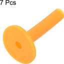 PATIKIL Rubber Golf Tee, Tall Training Driving Range Tee Stable Ball Holder for Outdoor Indoor Hitting Mat (3.4 Inch, Yellow)
