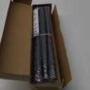 YNL Black Shower Curtain Rod 32-80 Inch(2.7-6.6ft), Non-Slip, Never Rust, Stainless Steel No Drill Spring Tension Shower Rod, Telescoping Curtain Rod for Bathroom Window Living Room