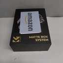 K&F CONCEPT Mini Matte Box +Black Mist 1/4 Filter Kit, DSLR Camera Matte Box with Carbon Fiber Top Flag Square Filters Trays with 67/72/77/82/95mm Adapter Rings, for 4x5.65 Square UV ND Filter