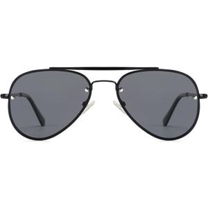 Retro Polarized Aviator Sunglasses Womens Mens Trendy 2026, Vintage Rimless Pilot Sun Glasses UV Protection VF2224