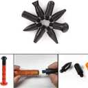 LadyRosian Paintless Dent Repair Tool Kit Dent Removal Rods C Set Stainless Steel Tools with Accessories for Car Body Dent and Hail Damage Repair (EXP 05/05/32)