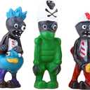 JHESAO 17PCS Plants PVZ Toys Set Figurines Zombies Series PVZ Plush PVC Toys New, Great Gifts for Kids and Fans, Birthday and Party