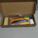 FOSHIO Wallpaper Tools Set, Paste Brush, Seam Roller, Plastic Scraper Tool, Felt Squeegee with Mesureing Tape, Paper Cutter and Exacto Knife for Peel & Stick Wallpaper, Window Film Installation