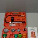 14PCS Pressure Leak Tester Tool Kit, Radiator Pump Pressure Tester for Automotive Cooling System, Water Tank Leakage Detection Tool Set