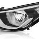 TODO Headlight Assembly Compatible with Hyundai Elantra 2014-2016 Driver Left Side 92101-3Y500 USA-BUILT 92101-3X280