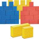 Bankers Box at Play Heavy Duty Jumbo Cardboard Building Blocks, 40 Pack, Large and Medium Toy Blocks for Kids and