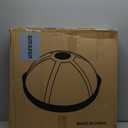 ZELUS 25in. Balance Ball | 660lb Inflatable Half Exercise Ball Wobble Board Balance Trainer w Nonslip Base | Half Yoga Ball Strength Training Equipment w 2 Bands, Pump, Extra Ball Included (Blue)