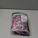 SweatyRocks Women's Graphic Print Long Lantern Sleeve Collar Neck Button Front Blouse Shirt Top (Medium, Hot Pink)