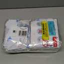 Winlyn 24 Sets Winter Decorations DIY Polar Bear Ornaments Christmas Craft Kits Foam Polar Bear with Snowflake Foam Stickers for Kids Holiday Seasonal Gift Home Classroom Activities Party Favors