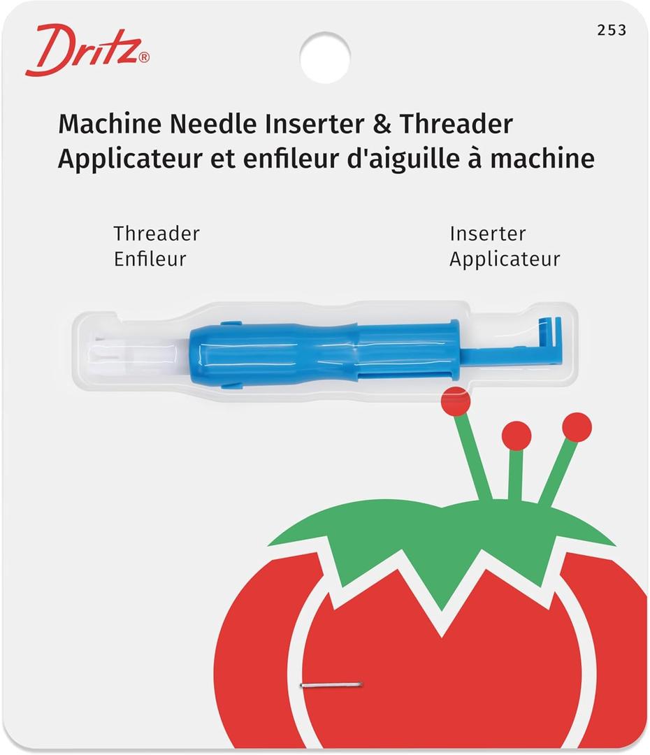 Dritz 253 Machine Needle Inserter & Threader for Sewing