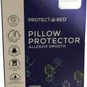 Protect-A-Bed, AllerZip Pillow Protector, Zippered, Waterproof, 2-pack, King Size