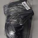 Chooka Womens Waterproof Chelsea Bootie  Plush Lined, Slip-On Rain Ankle Boots (6, Black/Black)