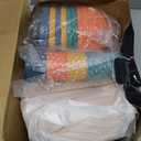 HOTEC 24-Pack Unbreakable Kitchen Plastic Wheat Straw Dinnerware Set  BPA-Free Plates, Bowls & Cups | Lightweight, Microwave & Dishwasher Safe | Multicolor Reusable Tableware for Home & Outdoor Use