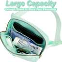 Uygafly Belt Bag Fanny Pack Crossbody Bags with Initials Cute Stuff Birthday Gifts for Teenager Girls Trendy Stuff for Teens - White H,Light Green Bag