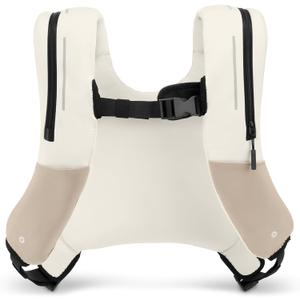 ZULU Weighted Vest | 20lb Adjustable Weighted Vest for Women & Men for Walking, Running & Strength Training | Machine Washable Fresh Layer, Phone Pockets, Reflective Straps | Limestone