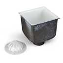 Zurn FD2378-NH2 A.R.C. Floor Sink 6" Sump Depth, 2" No-Hub Connection, 8" x 8"