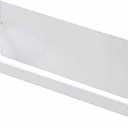 Paper Towel Holder Under Cabinet, Easy Tear No-Drilling Adhesive Paper Black Towel Holder Single Hand Operable Wall Mount Paper Towel Holder for Kitchen Bathroom Home Sink Fridge Countertop RV (White)