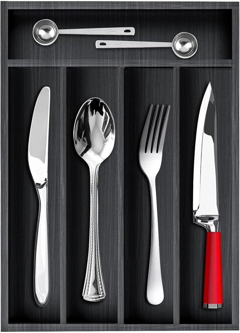 Small Kitchen Utensil Organizer Wooden Cutlery Tray Narrow Wood Silverware Holder Drawer Divider Flatware Organizer Storage Silverware Utensils Tray Black Bamboo Spoon Cutlery Organizer for Drawer (12" x 8.7") Small Kitchen Utensil Organizer Wooden Cutlery Tray Narrow Wood Silverware Holder Drawer Divider Flatware Organizer Storage Silverware Utensils Tray Black Bamboo Spoon Cutlery Organizer for Drawer (12" x 8.7")